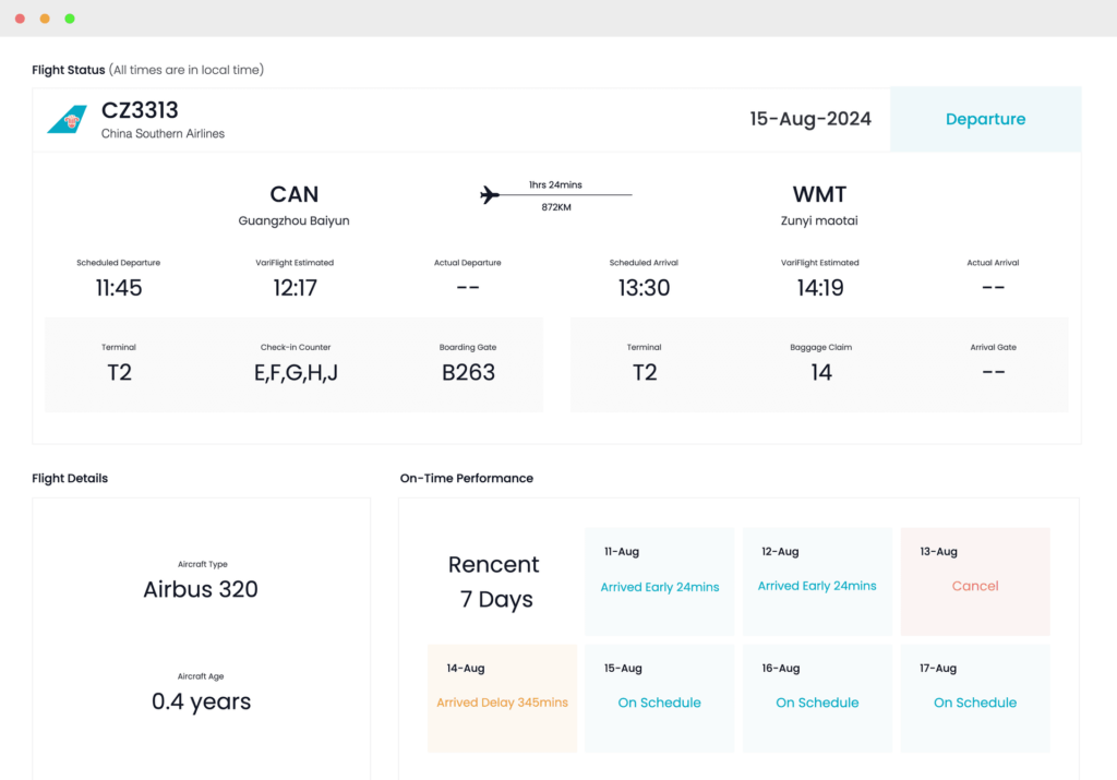 Flight status updates ease flying anxiety